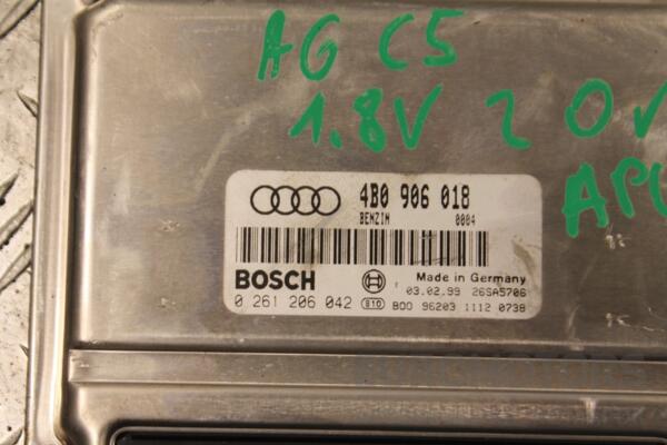 Блок керування двигуном Audi A6 1.8T 20V (C5) 1997-2004 4B0906018 130292 - 2