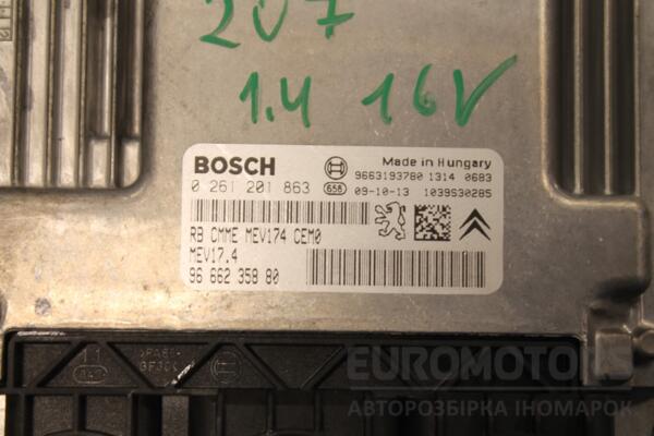 Блок керування двигуном Peugeot 207 1.4 16V 2006-2013 0261201863 130586 - 2