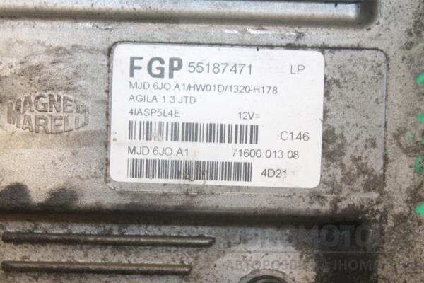 Блок керування двигуном Opel Agila 1.3cdti (A) 2000-2007 55187471 130698 - 2