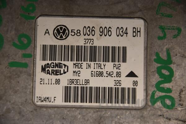 Блок керування двигуном VW Golf 1.6 16V (IV) 1997-2003 036906034BH 126730 - 2