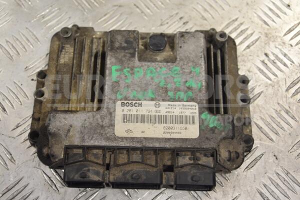 Блок управления двигателем Renault Espace 2.2dCi (IV) 2002-2014 0281011724 127075 - 1