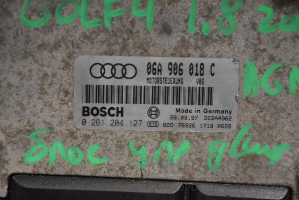 Блок управления двигателем VW Golf 1.8 20V (IV) 1997-2003 06A906018C 127161 - 2