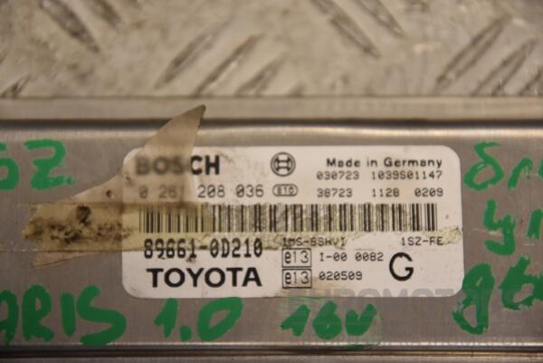 Блок управления двигателем Toyota Yaris 1.0 16V 1999-2005 0261208036 127794 - 2