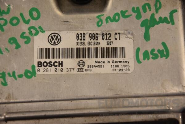 Блок керування двигуном VW Polo 1.9sdi 1999-2001 038906012CT 128801 - 2