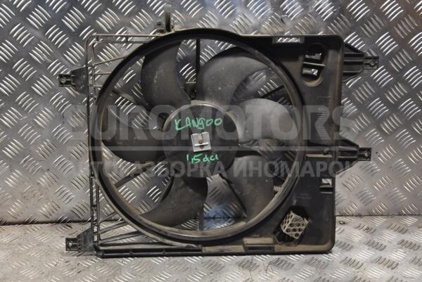 Вентилятор радиатора 6 лопастей 2 пина с диффузором Renault Kangoo 1.5dCi 1998-2008 7700436917 128999  euromotors.com.ua