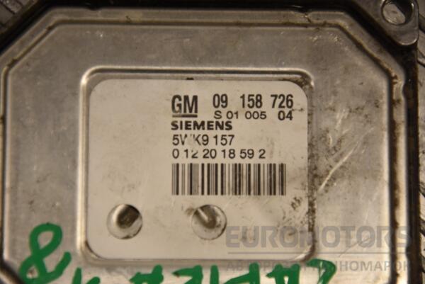 Блок управления двигателем комплект Opel Zafira 1.8 16V (A) 1999-2005 09158726 142738 - 2