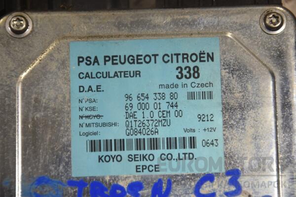 Блок управления электроусилителем руля Citroen C3 2002-2009 9665433880 146022 - 2