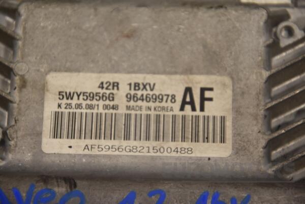 Блок управления двигателем Chevrolet Aveo 1.2 16V (T250/255) 2005-2011 5WY5956G 146337 - 2