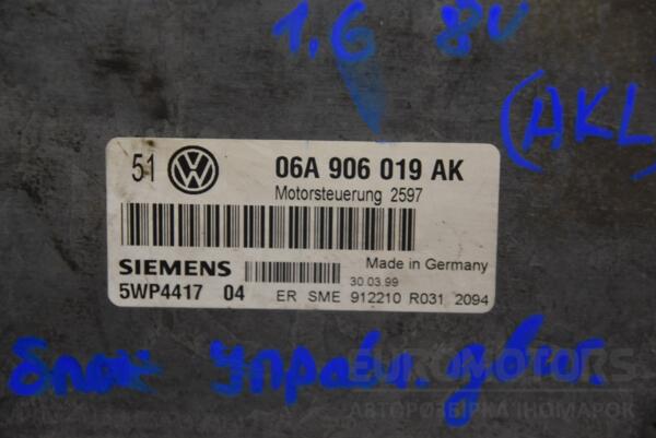 Блок управления двигателем VW Golf 1.6 8V (IV) 1997-2003 06A906019AK 146529 - 2