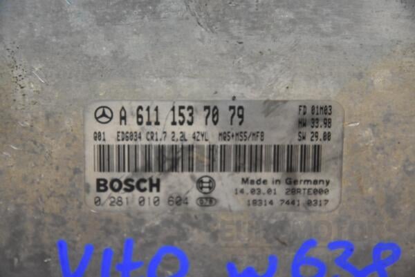 Блок керування двигуном Mercedes Vito 2.2cdi (W638) 1996-2003 A6111537079 146956 - 2