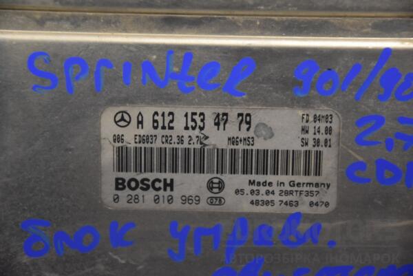 Блок управління двигуном 00- Mercedes Sprinter 2.7cdi (901/905) 1995-2006 0281010969 147464 - 2