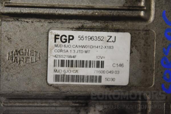 Блок керування двигуном Opel Corsa 1.3cdti (C) 2000-2006 55196352 148044 - 2