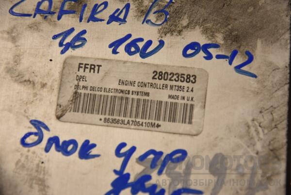 Блок керування двигуном Opel Zafira 1.6 16V (B) 2005-2011 28023583 148163 - 2