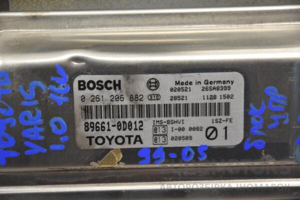 Блок управления двигателем Toyota Yaris 1.0 16V 1999-2005 0261206882 149028 - 2