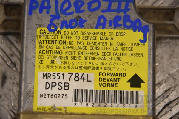 Блок управления Airbag Mitsubishi Pajero (III) 2000-2006 MR551784L 149304 - 2