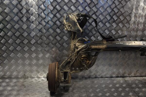 Балка задня в зборі під барабани з ABS Nissan Micra (K12) 2002-2010 55501AX620 149556 - 4