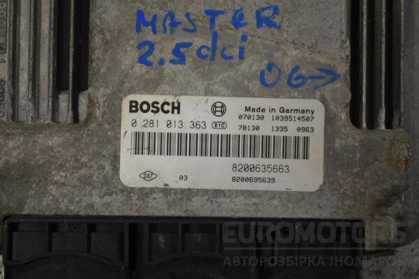 Блок управления двигателем комплект (06-) Renault Master 2.5dCi 1998-2010 0281013363 152102 - 2