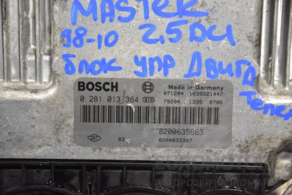 Блок керування двигуном Renault Master 2.5dCi 1998-2010 0281013364 161921 - 2