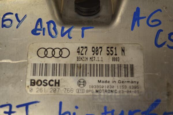 Блок управления двигателем Audi A6 2.7T bi-turbo (C5) 1997-2004 4Z7907551N 152973 - 2