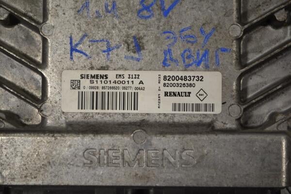Блок управления двигателем Renault Logan 1.4 8V 2005-2014 S110140011A 153371 - 2