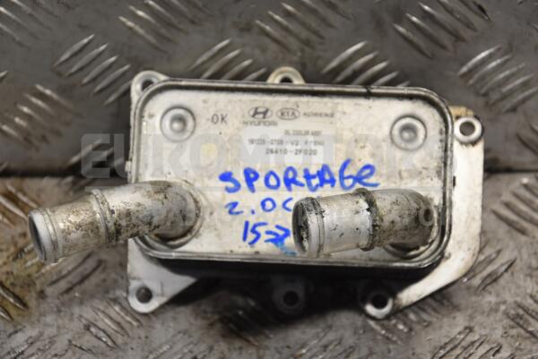 Теплообменник (Радиатор масляный) Kia Sportage 2.0crdi 2015 264102F020 163875  euromotors.com.ua