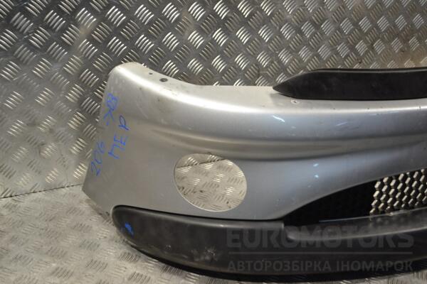 Бампер передний под туманки с решеткой (-03) Peugeot 206 1998-2012 9630684077 154971 - 2