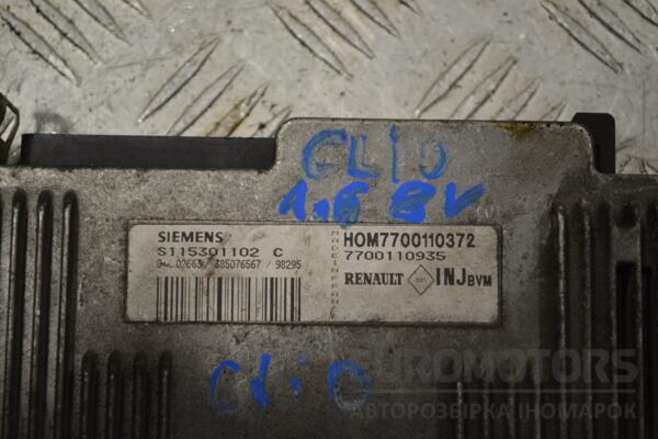 Блок управления двигателем Renault Clio 1.6 8V (II) 1998-2005 S115301102 155472 - 2