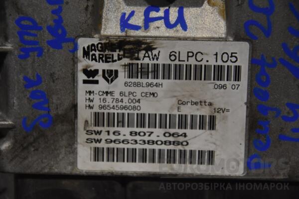 Блок керування двигуном Peugeot 207 1.4 16V 2006-2013 9654596080 166806 - 2