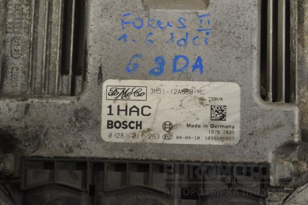 Блок керування двигуном Ford Focus 1.6tdci (II) 2004-2011 0281011263 157622 - 2
