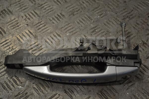 Ручка двери наружная передняя левая Peugeot 207 2006-2013 9680168680 158415  euromotors.com.ua