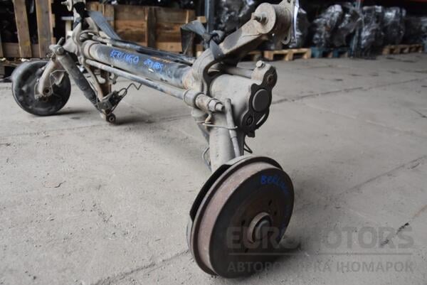 Балка задняя в сборе под барабаны без ABS Citroen Berlingo 1996-2008 168763 - 3