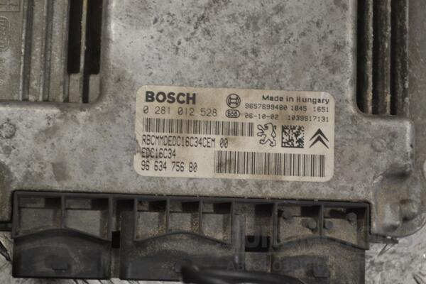 Блок управління двигуном комплект Peugeot 206 1.4hdi 1998-2012 9663475680 159250 - 2