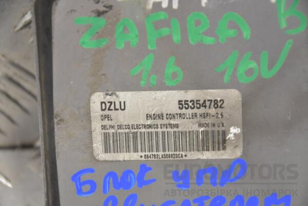 Блок управління двигуном Opel Zafira 1.6 16V (B) 2005-2011 55354782 169760 - 2
