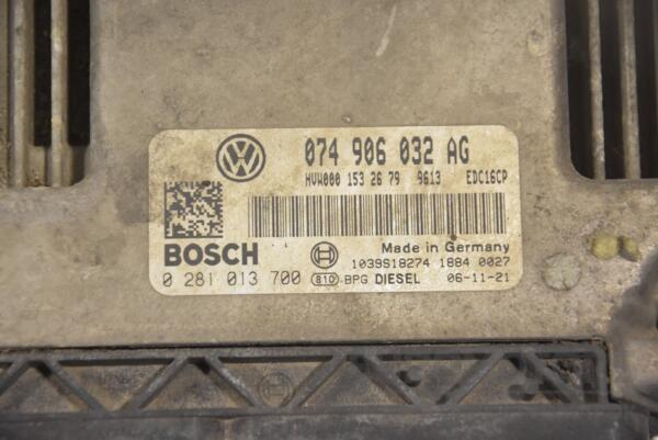 Блок управления двигателем комплект VW Crafter 2.5tdi 2006-2016 074906032AG 180676 - 2