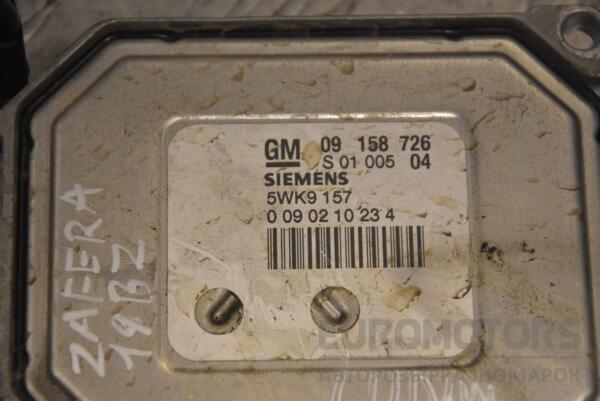 Блок управления двигателем комплект Opel Zafira 1.8 16V (A) 1999-2005 09158726 180887 - 2