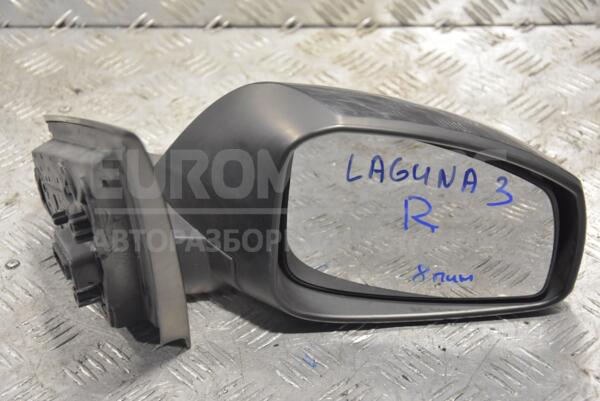 Зеркало правое электр 8 пинов Renault Laguna (III) 2007-2015 183213 - 1