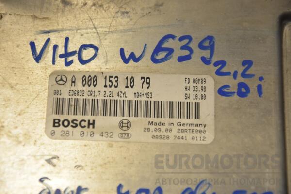 Блок керування двигуном Mercedes Vito 2.2cdi (W638) 1996-2003 A0001531079 183817 - 2