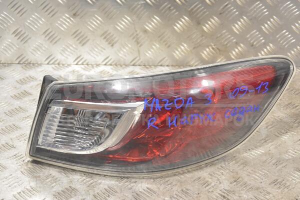 Фонарь правый наружный седан Mazda 3 2009-2013 BBM451150 174045 - 1