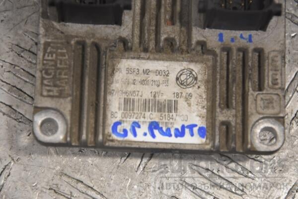 Блок управления двигателем Fiat Grande Punto 1.4 8V 2005 51847330 184156 - 2