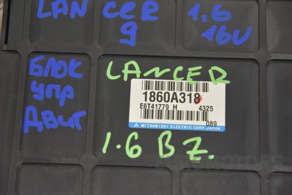 Блок керування двигуном Mitsubishi Lancer IX 1.6 16V 2003-2007 1860A318 184178 - 2
