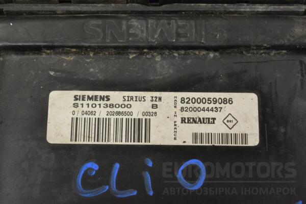 Блок керування двигуном Renault Clio 1.4 16V (II) 1998-2005 8200059086 175823 - 2