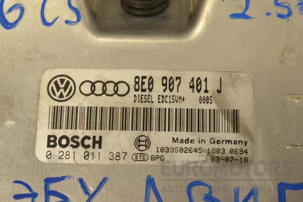 Блок управления двигателем Audi A6 2.5tdi (C5) 1997-2004 0281011387 175955 - 2