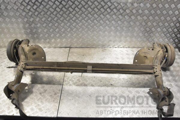Балка задня в зборі під барабани з ABS Renault Sandero 2007-2013 555019768R 186290 - 3