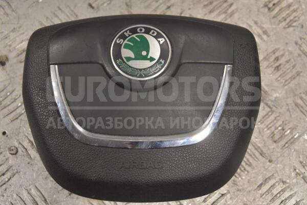 Подушка безопасности руль Airbag Skoda Octavia (A5) 2004-2013 1Z0880201AK 186471 euromotors.com.ua