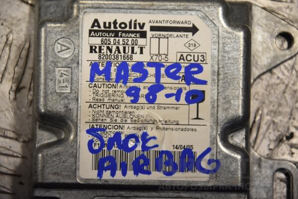 Блок управления Airbag Renault Master 1998-2010 8200381668 186686 - 2