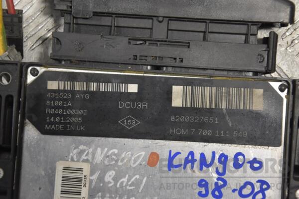 Блок управління двигуном комплект Renault Kangoo 1.9D 1998-2008 8200327651 187287 - 2