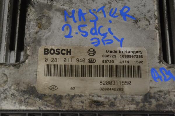 Блок керування двигуном Renault Master 2.5dCi 1998-2010 0281011940 176806 - 2