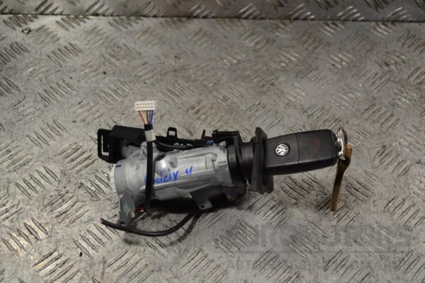 Замок запалювання в зборі ключ VW Caddy (IV) 2015 1K0905851 177469 - 2