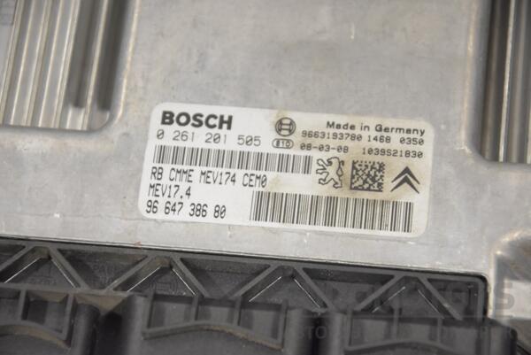 Блок управління двигуном комплект Peugeot 207 1.4 16V 2006-2013 0261201505 188904 - 2