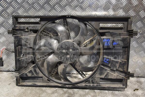 Вентилятор радіатора комплект 7 лопатей з дифузором Audi A3 2.0tdi (8V) 2013 5Q0121203CN 189036 euromotors.com.ua